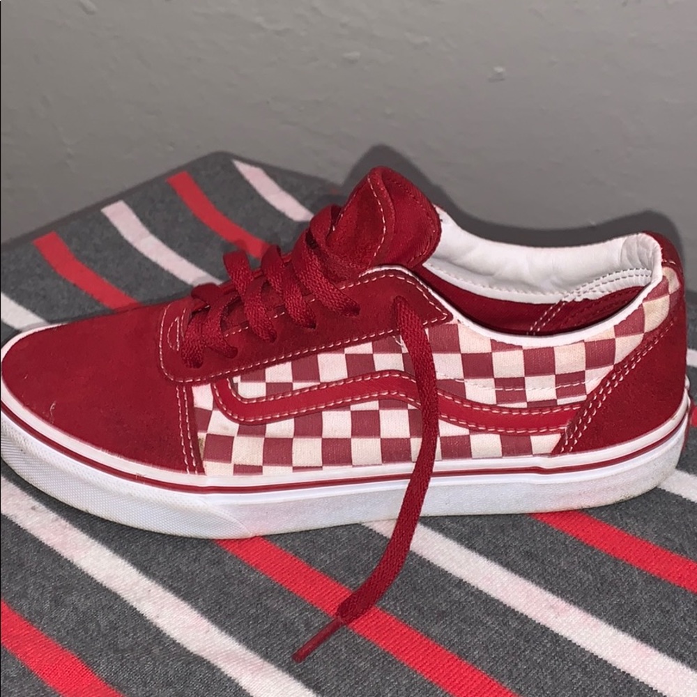 (Checkered)Chilli Peppers Vans(6Y) - Picture 7 of 9